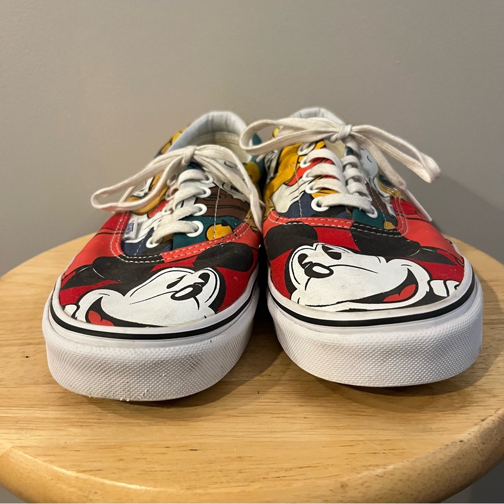 Vans X Disney Mickey & Friends Low Top Sneakers Shoes Adult Mens 10 Wom… - Picture 3 of 13